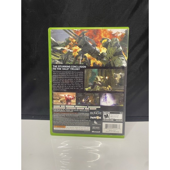 Halo‎ 3 (Xbox 360, 2007) - w/ Manual  tested and working - Picture 3 of 8